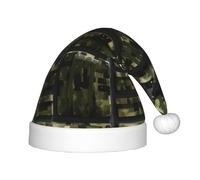 rannsut Cappello di Babbo Natale della stampa del camuffamento di Digital dell'esercito cappelli di Babbo Natale per il partito del costume di Natale e