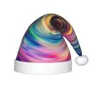 rannsut Cappello di Babbo Natale della stampa del vortice della banda dei cappelli di Babbo Natale per il partito del costume di Natale e l'evento di
