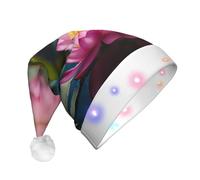 rannsut Spirit of the Lotus - Cappello di Natale con decorazioni a LED, unisex, per festival, cosplay, feste di Natale