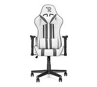 Sedia da Gaming Ranqer Felix Gaming Chair - Girevole a 360°, braccioli regolabili, schienale regolabile, cuscini rimovibili, ergonomica, base stabile in nylon - Bianco/Grigio