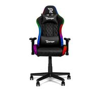 Ranqer Halo - Sedia da gaming con LED RGB - Nera