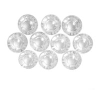 RANRAO 10pcs Clear Footswitch, Trasparente Shroom Candy Plastica Pedale Effetto Pedale Nail-Caps Pedale per Protezione Cap per Mooer Effetti Chitarra Accessori