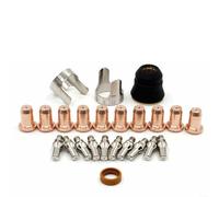 RANRAO 24Pcs Plasma Cutter Torcia Kit 52582 51313 1.0 Materiali di Consumo Kit Plasma Ugello Elettrodo Consumabili Per IPT-60 PT60 PT40 IPT-40 Accessori per Tagliatrice al Plasma
