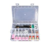 RANRAO 31Pcs TIG Saldatura Torcia per Stubby Gas Lens # 12 Vetro Cup Kit Per WP-17/18/26