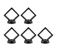 RANRAO 5/10PCS Telaio Galleggiante Trasparente, 3D Floating Frame Display Holder 3D Display Stand Box Gioielli Trasparente per ANELLO Coin Display Case
