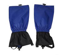 RANRAO Ghette impermeabili da trekking in tessuto Oxford 600D, per uomo e donna, protezione antivento per stivali con fibbie in metallo, per arrampicata e trekking, 46 cm (blu)