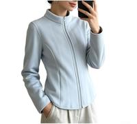 RANRAO Giacca imbottita da donna con cerniera e colletto rialzato, fodera | Design con colletto rialzato, chiusura con cerniera, fodera termica spessa, protezione antivento, essenziale per l'inverno