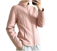 RANRAO Giacca imbottita da donna con cerniera e colletto rialzato, fodera | Design con colletto rialzato, chiusura con cerniera, fodera termica spessa, protezione antivento, essenziale per l'inverno