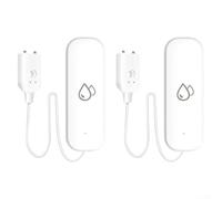 RANRAO per Tuya Smart Water Leak Detector WiFi, Sensore di Acqua Con Telecomando Tuya/Smart Life App Monitoraggio, Per Cucine, Cantine, Lavelli, 1511113827