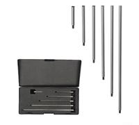 RANRAO Set di 6 aste di prolunga per indicatore DIAL da 25 a 152 mm, filettatura M2,5, kit per misurazione precisa nei test industriali