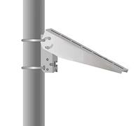 RANRAO Supporto solare a 30°, supporto per palo, supporto solare da parete, adatto per l'installazione di piccoli pannelli solari per lanterne da giardino, comunemente utilizzato per pali o pareti