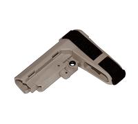 Ranstac MOE Tactical CTR - Schienale triangolare per softair, accessori per M4 SBA3 CJ/HT-01 (sabbia)