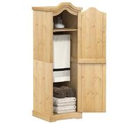 Rantry Armadio Corona 55x52x170 cm in Legno Massello di Pino Mobili, Comodini Camera da Letto, Comodino Camera da Letto, Comodino Credenza per Camera, Armadietto da Pavimento y