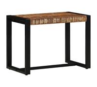 Rantry Arredo Panca Multicolore 60x35x45 cm in Legno Massello Recupero, Mobilia Credenza Armadio da Cucina, Mobiletto Portaoggetti Ripiani Salvaspazio Mobiletto