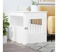 Rantry Gabbia Cani Arredamento Bianca 64,5x80x71cm Legno Multistrato, Mobili per Interni e per Esterni, Decorazioni per la Casa, Arredi per la casa per Interni, Camera da Letto, Soggiorno, Ufficio