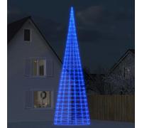 Rantry Illuminazione Albero di Natale su Pennone 3000LED Blu 800cm, Stringa Luci LED Catene Luminose Esterno Albero di Natale, Decorazioni Natalizie