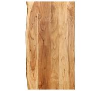 Rantry Lavabo da bagno in legno massello di acacia 100 x 52 x 2,5 cm, accessori per lavabo