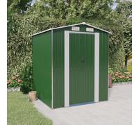 Rantry Mobile Capanno da Giardino Box Lamiera Zincata Casetta da Giardino Ripostiglio da Esterno Casetta Attrezzi Giardino Verde 192x191x223 cm Acciaio Zincato