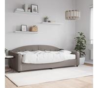 Rantry Mobile Divano Letto con Materasso Tortora 100x200 cm in Tessuto, Sofa Divano Letto, Divanoletto, Pronto Letto, Struttura Divano Letto, Letto Giroletto Telaio k