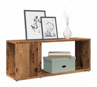 Rantry Mobile Porta TV Legno Vecchio 80x24x32 cm in Legno Multistrato, Mobile Porta TV Mobiletto Basso per TV per Tavolino da Salotto Industriale Supporto TV Soggiorno