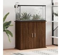 Rantry Mobile Supporto Acquario 81x36x73 cm Legno Multistrato Rovere Marrone, Mobili per Casa Interno Esterno Soggiorno Camera da Letto o
