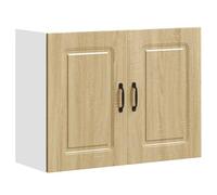 Rantry Pensile da Cucina Kalmar Rovere Sonoma in Legno Multistrato, Credenza Armadio da Cucina, Mobiletto Portaoggetti Ripiani Salvaspazio Mobiletto Armadio di Stoccaggio per Soggiorno MODEL853590