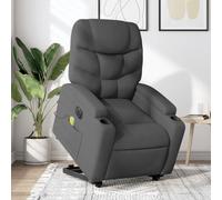 Rantry Poltrona Alzapersona Massaggi Elettrica Grigio Scuro Tessuto,Mobile Poltrona Reclinabile Relax Massaggiante Sedia da Massaggio Intelligente Poltrona Relax Tutto Il Corpo r