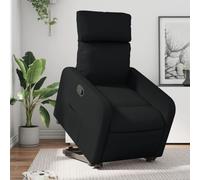 Rantry Poltrona Alzapersona Reclinabile Nera in Similpelle,Mobile Sedia da Massaggio Poltrona Relax Tutto Il Corpo, Poltrona Massaggiante Poltrona Reclinabile Relax c