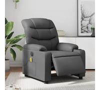 Rantry Poltrona Massaggiante Elettrica Reclinabile Grigio Similpelle,Arredo,Reclinabile Relax Massaggiante,Intelligente Poltrona Relax Tutto Il Corpo h