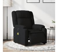 Rantry Poltrona Massaggiante Reclinabile Elettrica Nera in Tessuto Mobili, Poltrona Massaggiante Poltrona Reclinabile Relax, Sedia da Massaggio Poltrona Relax Tutto Il Corpo SS
