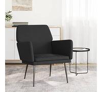 Rantry Poltrona Nera 62x79x79 cm Velluto, Sedie da Pranzo per Giardino, Sedie da Esterno, Arredo Seggiole Giardino Arredi da Esterni Patio Terrazzo Arredamento