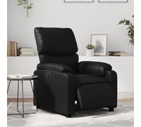Rantry Poltrona Reclinabile Elettrica Nera in Similpelle,Mobile Sedia da Massaggio Poltrona Relax Tutto Il Corpo, Poltrona Massaggiante Poltrona Reclinabile Relax o