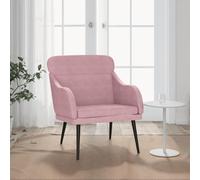 Rantry Poltrona Rosa 63x76x80 cm Velluto, Sedie da Esterno, Arredo Seggiole Giardino Arredi da Esterni Patio Terrazzo Arredamento，Sedie da Pranzo per Giardino