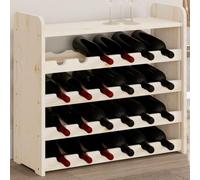Rantry Portavini Pannello Superiore 67,5x25x60 cm Legno Massello Pino Mobili, Portabottiglie Vino, Cantinetta Vino, Porta Bottiglie di Vino, Porta Vini, Mobiletto Portavini