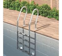 Rantry Scala per Piscina 54x38x184,5 cm Acciaio Inox 304, Decor da Mobili Mobili da Interni/Esterni per Spiaggia Esterno Piscina Giardino o2