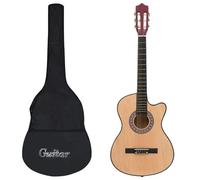 Rantry Set Chitarra Acustica Western 12 pz con 6 Corde 38", Arredo Mobili da Interni per Camera da Letto Soggiorno Ufficio