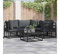 Rantry Set da Giardino Moderno in Alluminio con Cuscini - Ideale per Terrazze e Giardini, Elegante e Confortevole