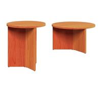 Rantry Set di Tavolini da Caff¨¨ in Pino Massello Moderno, Design Impilabile e Facile Assemblaggio, Ideale per Salotto, Soggiorno o Piccoli Appartamenti