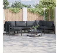Rantry Set Divano da Giardino 6 pcs Antracite Acciaio