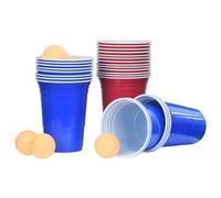 Rantry Set per Beer Pong da Tavolo 0,5 L Plastica, Mobili per Casa Interno Esterno Soggiorno Camera da Letto Decorazione da Mobili Camera