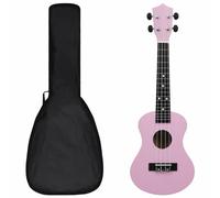 Rantry Set Ukulele Soprano con Borsa per Bambini Rosa 23", Arredo Mobili da Interni per Camera da Letto Soggiorno Ufficio