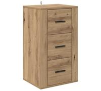 Rantry Sideboard Moderno in Legno Multistrato con Finitura Antica - 3 Cassetti, EAN: 8721288907301 - Marca: vidaXL