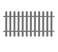 Rantry Staccionata in WPC 200x100 cm in Legno per Esterni