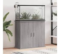 Rantry Supporto Acquario 81x36x73cm in Legno Multistrato Grigio Sonoma, Mobili per Interni e per Esterni, Decorazioni per la Casa, Arredi per la casa per Interni, Camera da Letto, Soggiorno, Ufficio