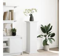 Rantry Supporto Espositivo Portaoggetti Bianco 31x30x90 cm Truciolato, Mobile per Acquario,Mobile Acquariorio, Credenza Armadio da Cucina Mobiletto Portaoggetti Ripiani Salvaspazio Mobiletto