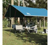 Rantry Telone da Campeggio Blu 460x305x210 cm Impermeabile Mobili, Telone Impermeabile per Esterno Telone Campeggio Antipioggia,Teloni Tela con Rivestimento Telo per Lettino Pavimento Spiaggia p1