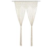 Rantry Tenda macramè 140x240 cm in Cotone, Mobili per Casa Interno Esterno Soggiorno Camera da Letto l Decorazione da Mobili