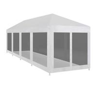 Rantry Tenda per Feste con 10 Pareti in Rete 12x3 m, Tenda da Esterni per Privacy, Tenda per Giardino Balcone, Tenda da Sole per Esterno, Tenda Laterale per Terrazzo Esterna