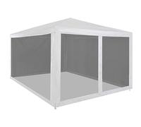 Rantry Tenda per Feste con 4 Pareti in Rete 4x3 m, Tenda da Esterni per Privacy, Tenda per Giardino Balcone, Tenda da Sole per Esterno, Tenda Laterale per Terrazzo Esterna