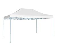 Rantry Tenda per Feste Pieghevole 3x4,5 m Bianca, Tenda da Esterni per Privacy, Tenda per Giardino Balcone, Tenda da Sole per Esterno, Tenda Laterale per Terrazzo Esterna